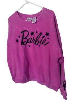 Barbie pink and black sweatshirt size XXL